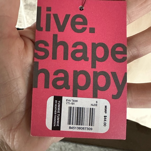 NWT Yummie Tummie EVA Nylon Tank by Heather Thomson Nude Size Small - Picture 9 of 10